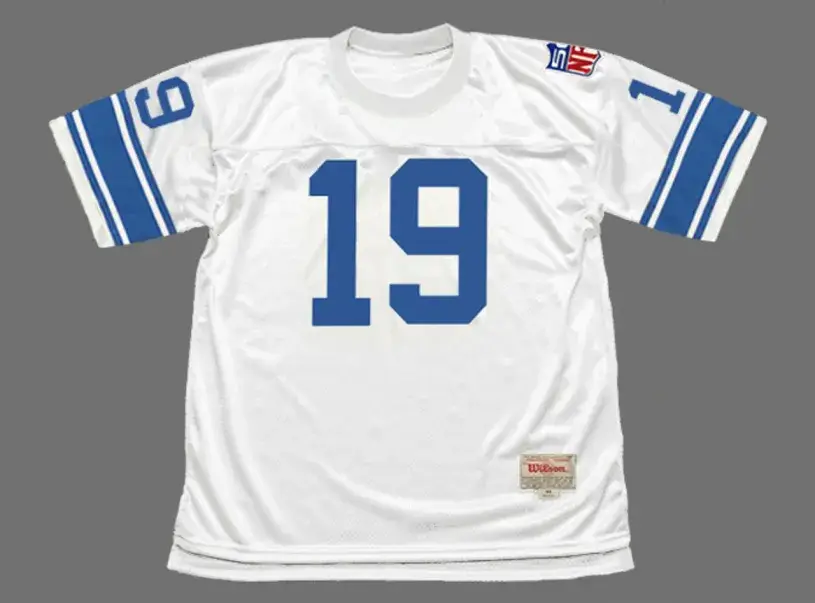 BILL MUNSON Detroit Lions 1969 Throwback NFL Football Jersey