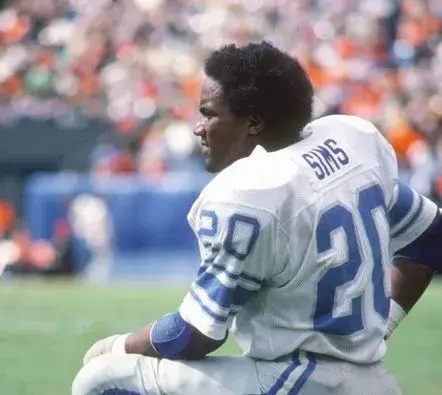 BILLY SIMS Detroit Lions 1980 Throwback NFL Football Jersey 