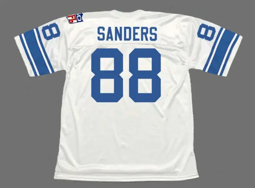 CHARLIE SANDERS Detroit Lions 1969 Throwback NFL Football Jersey 