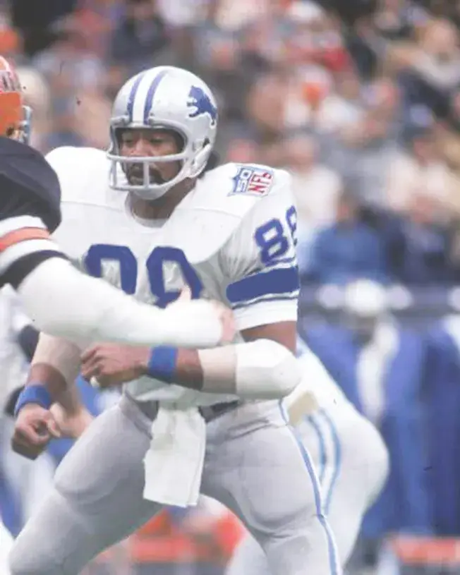 CHARLIE SANDERS Detroit Lions 1969 Throwback NFL Football Jersey 