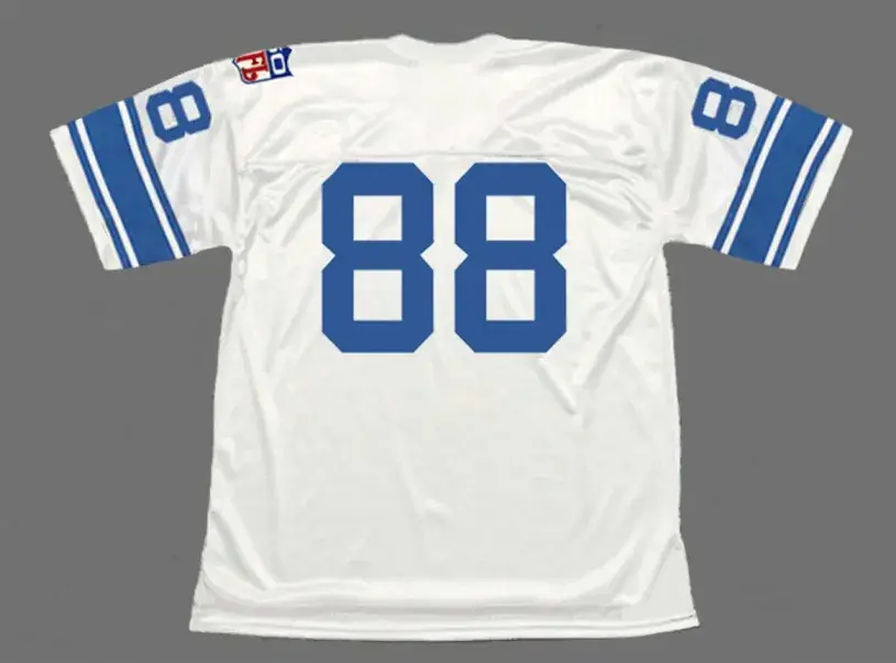 CHARLIE SANDERS Detroit Lions 1969 Throwback NFL Football Jersey 