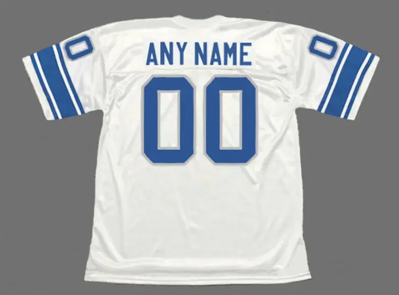 DETROIT LIONS 1970’s Throwback NFL Jersey Customized “Any Name & Number(s)” 