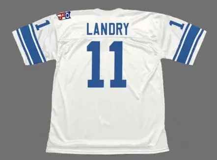 GREG LANDRY Detroit Lions 1969 Throwback NFL Football Jersey 