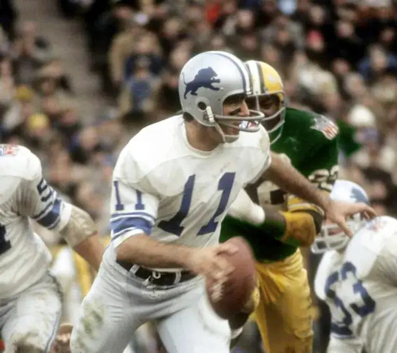 GREG LANDRY Detroit Lions 1969 Throwback NFL Football Jersey 