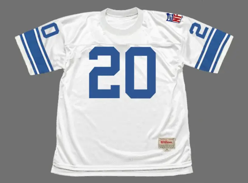LEM BARNEY Detroit Lions 1969 Throwback NFL Football Jersey