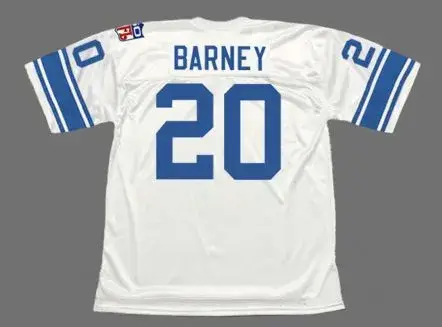 LEM BARNEY Detroit Lions 1969 Throwback NFL Football Jersey 