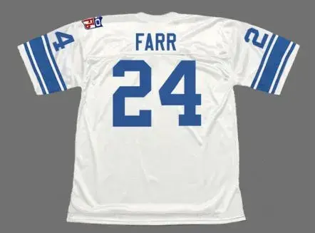 MEL FARR Detroit Lions 1969 Throwback NFL Football Jersey 
