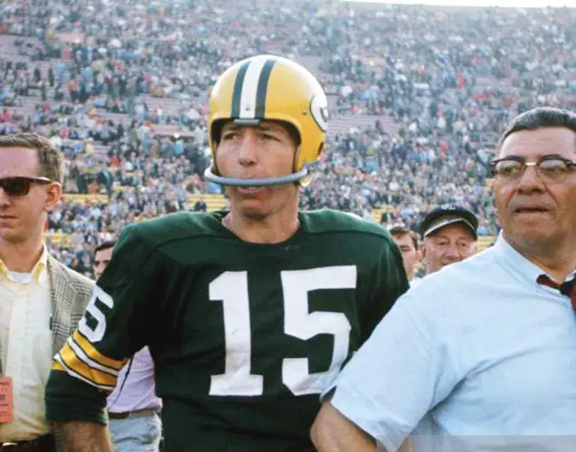 BART STARR Green Bay Packers 1969 Throwback NFL Football Jersey 