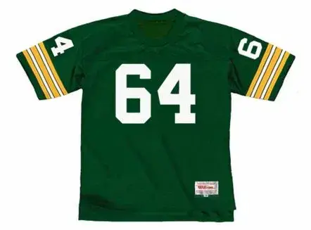 JERRY KRAMER Green Bay Packers 1960’s Throwback NFL Football Jersey