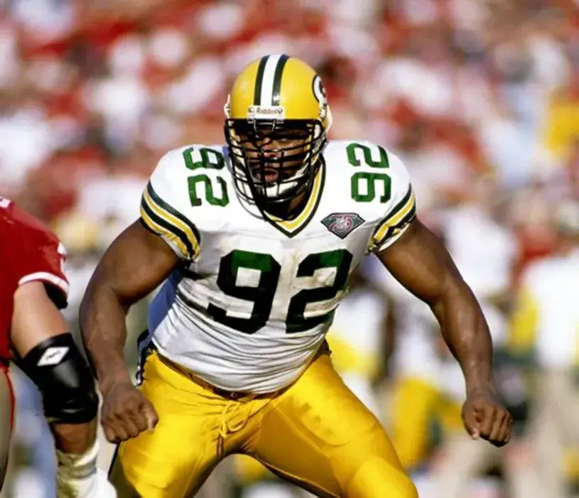 REGGIE WHITE Green Bay Packers 1994 Throwback NFL Football Jersey 