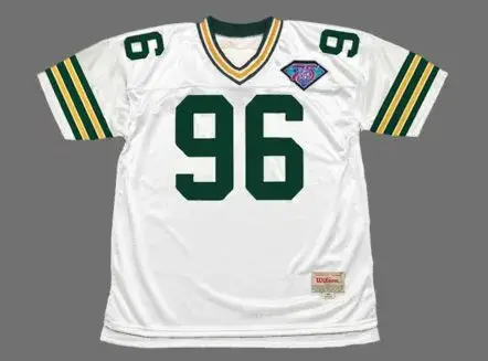 SEAN JONES Green Bay Packers 1994 Throwback NFL Football Jersey
