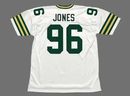 SEAN JONES Green Bay Packers 1994 Throwback NFL Football Jersey 