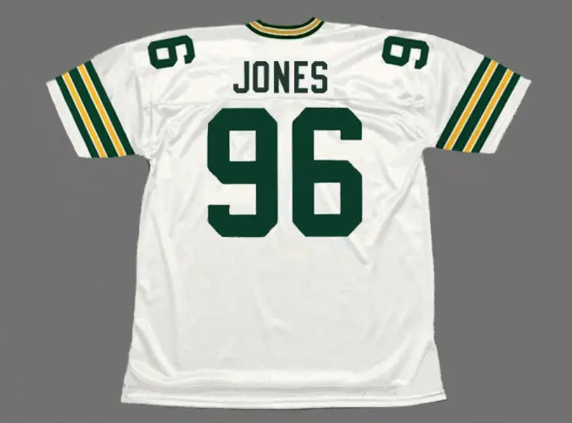 SEAN JONES Green Bay Packers 1994 Throwback NFL Football Jersey 