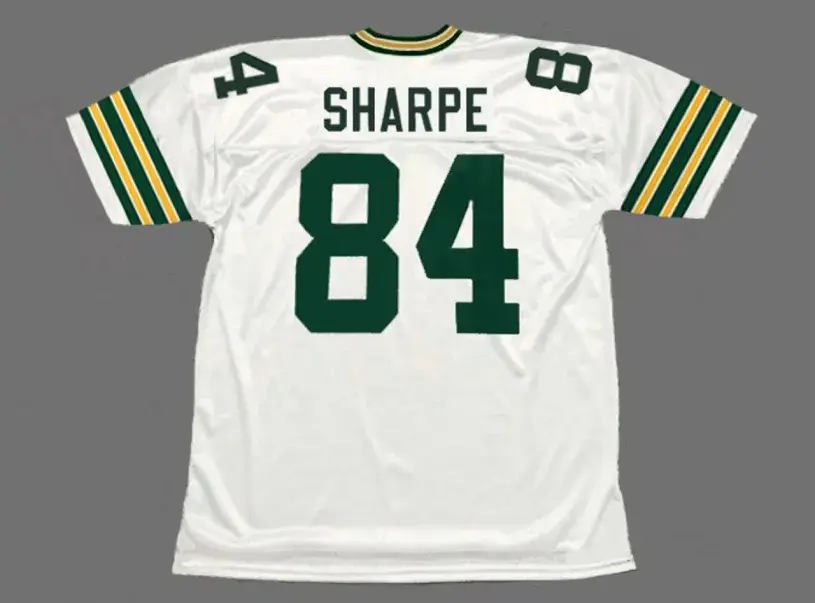 STERLING SHARPE Green Bay Packers 1994 Throwback NFL Football Jersey 