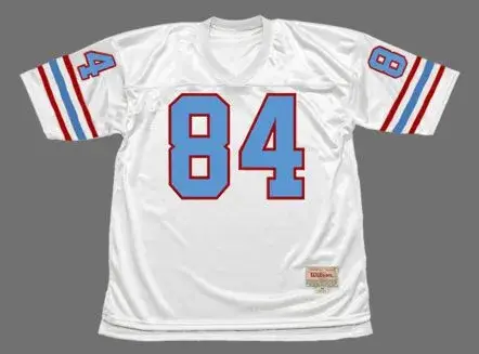 BILLY “WHITE SHOES” JOHNSON Houston Oilers 1977 Throwback NFL Football Jersey