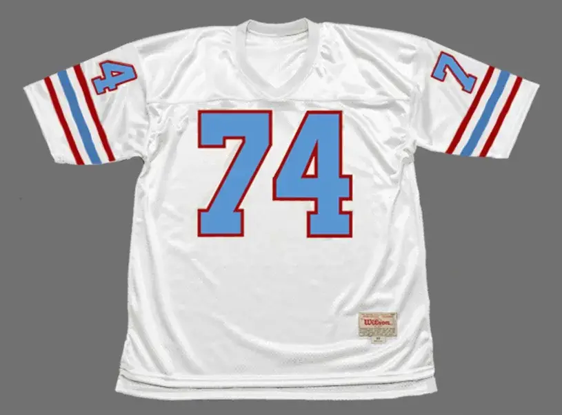 BRUCE MATTHEWS Houston Oilers 1988 Throwback NFL Football Jersey