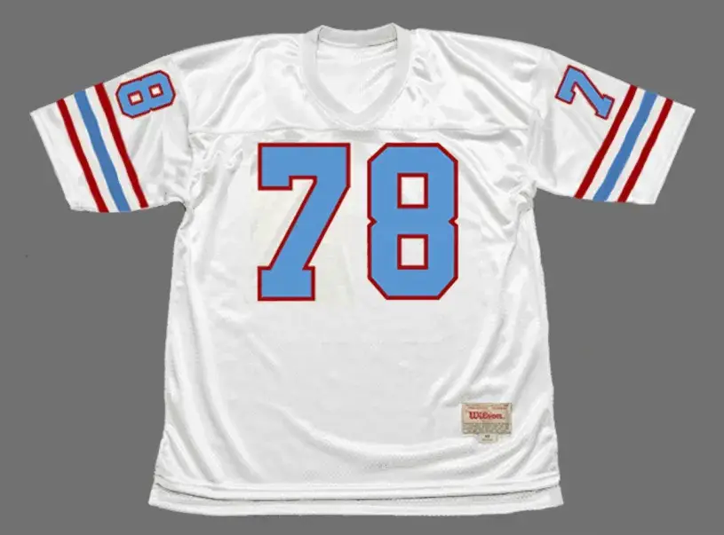 CURLEY CULP Houston Oilers 1977 Throwback NFL Football Jersey