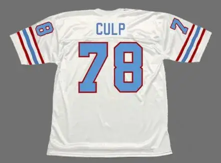 CURLEY CULP Houston Oilers 1977 Throwback NFL Football Jersey 