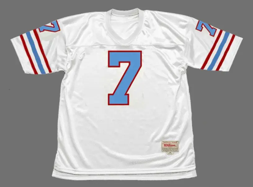 DAN PASTORINI Houston Oilers 1979 Throwback NFL Football Jersey