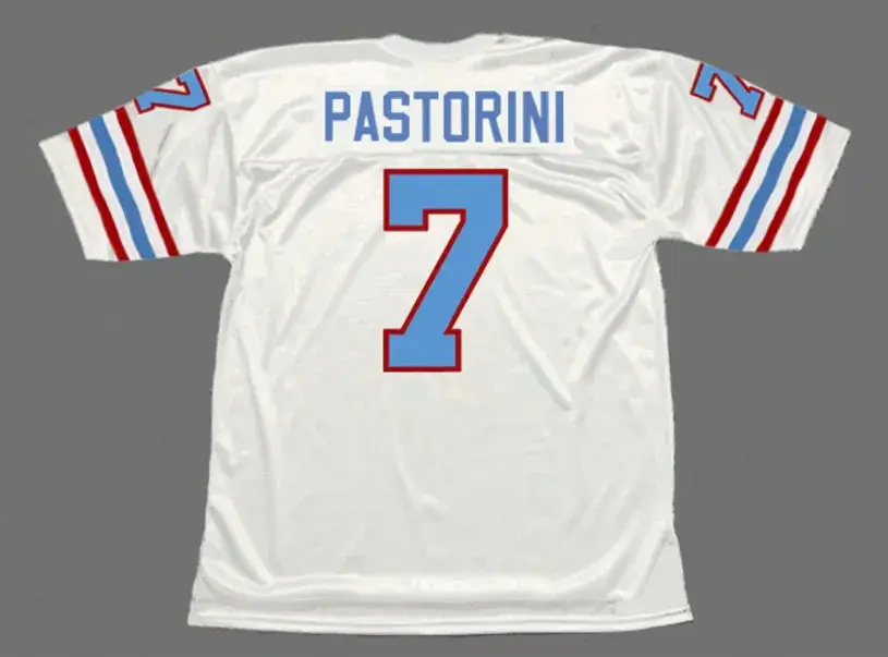 DAN PASTORINI Houston Oilers 1979 Throwback NFL Football Jersey 