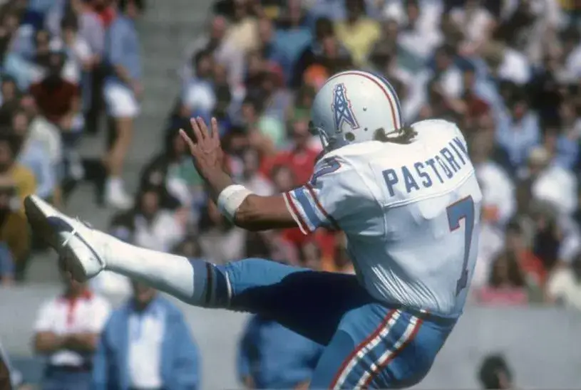 DAN PASTORINI Houston Oilers 1979 Throwback NFL Football Jersey 