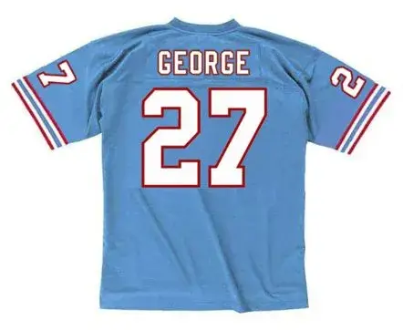 EDDIE GEORGE Houston Oilers 1996 Throwback NFL Football Jersey 