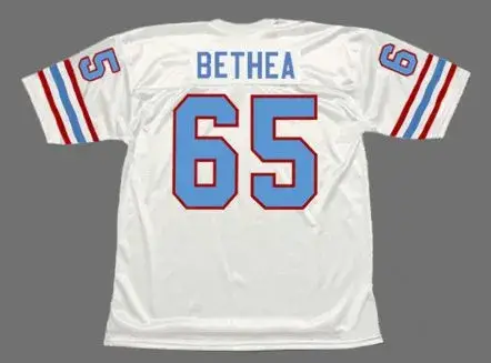 ELVIN BETHEA Houston Oilers 1979 Throwback NFL Football Jersey 