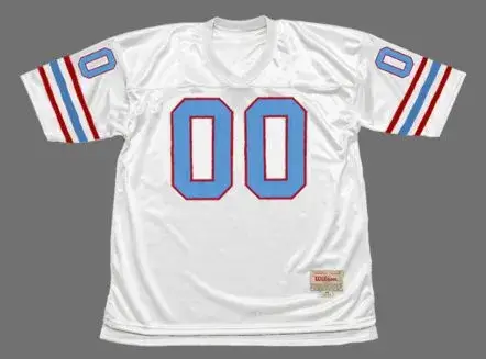 HOUSTON OILERS 1980’s Throwback NFL Jersey Customized “Any Name & Number(s)”