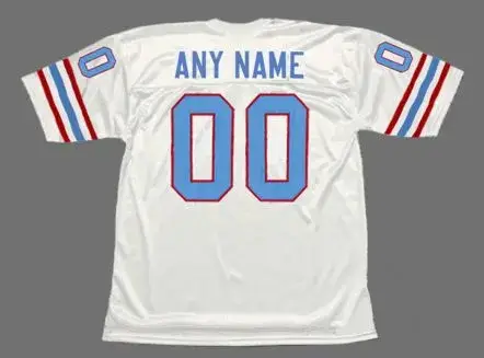 HOUSTON OILERS 1980’s Throwback NFL Jersey Customized “Any Name & Number(s)” 