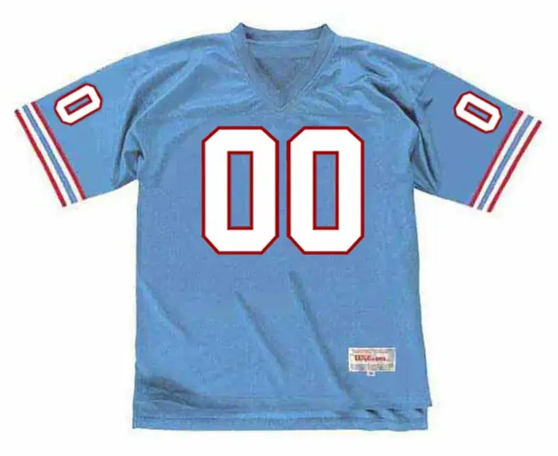 HOUSTON OILERS 1990’s Throwback NFL Jersey Customized “Any Name & Number(s)”
