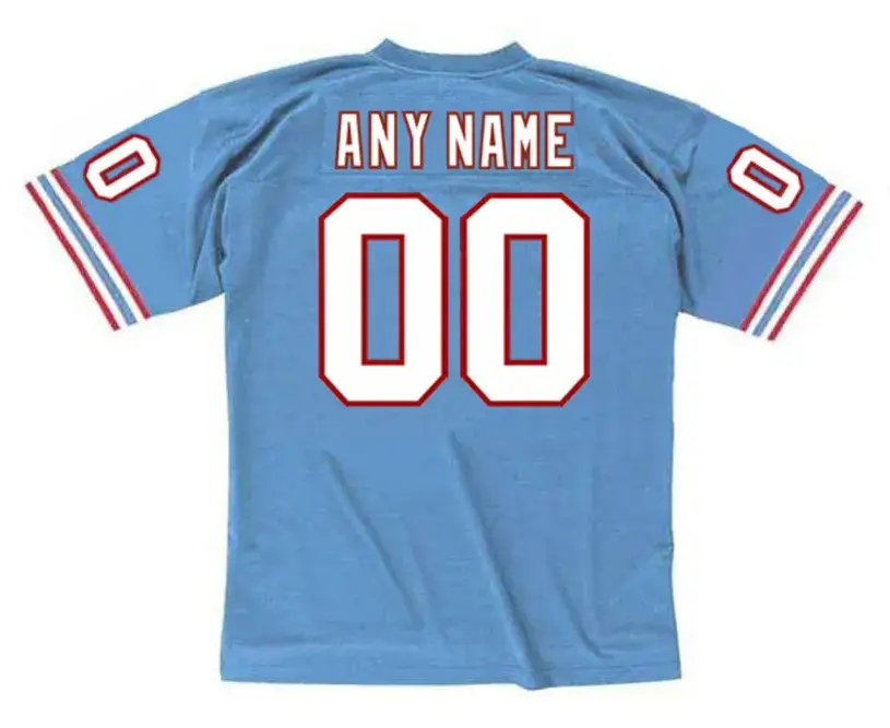 HOUSTON OILERS 1990’s Throwback NFL Jersey Customized “Any Name & Number(s)” 