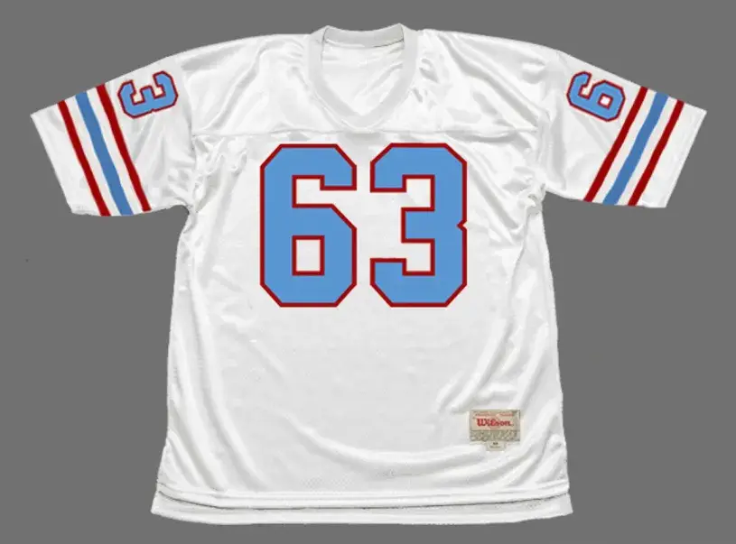 MIKE MUNCHAK Houston Oilers 1988 Throwback NFL Football Jersey