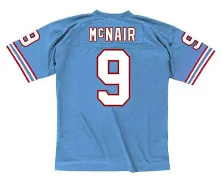 STEVE McNAIR Houston Oilers 1996 Throwback NFL Football Jersey 