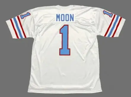 WARREN MOON Houston Oilers 1988 Throwback NFL Football Jersey 