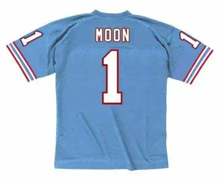 WARREN MOON Houston Oilers 1991 Throwback NFL Football Jersey 
