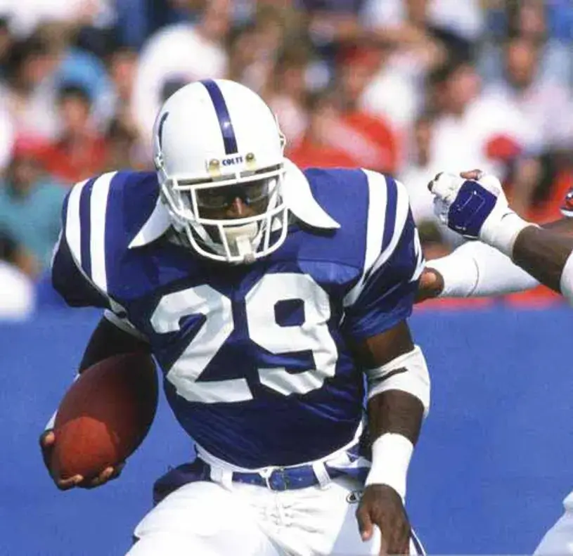 ERIC DICKERSON Indianapolis Colts 1988 Throwback Home NFL Football Jersey 