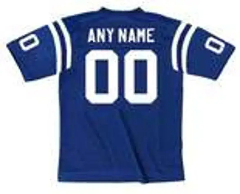 INDIANAPOLIS COLTS 1990’s Throwback Home NFL Jersey Customized “Any Name & Number(s)” 
