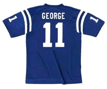 JEFF GEORGE Indianapolis Colts 1992 Throwback Home NFL Football Jersey 