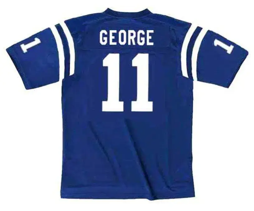 JEFF GEORGE Indianapolis Colts 1992 Throwback Home NFL Football Jersey 