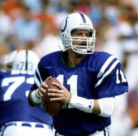 JEFF GEORGE Indianapolis Colts 1992 Throwback Home NFL Football Jersey 