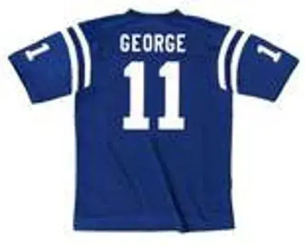 JEFF GEORGE Indianapolis Colts 1992 Throwback Home NFL Football Jersey 