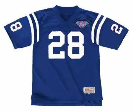 MARSHALL FAULK Indianapolis Colts 1994 Throwback Home NFL Football Jersey
