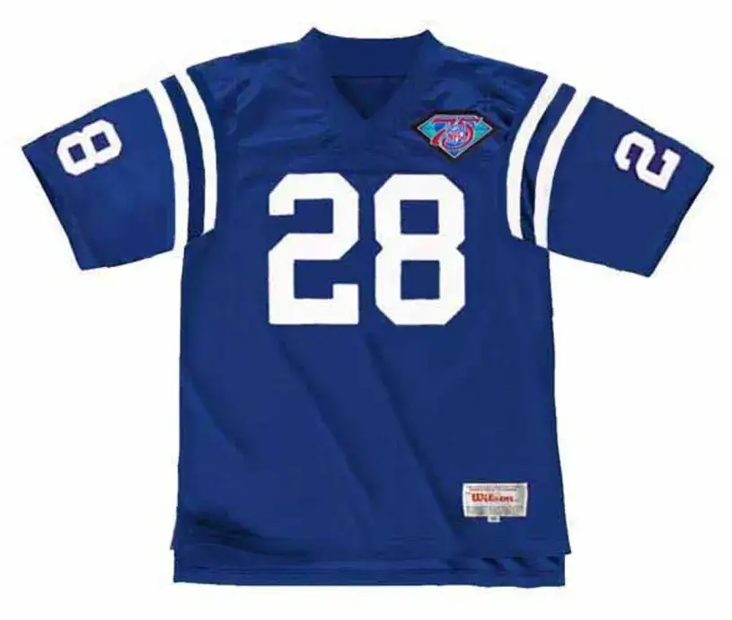 MARSHALL FAULK Indianapolis Colts 1994 Throwback Home NFL Football Jersey