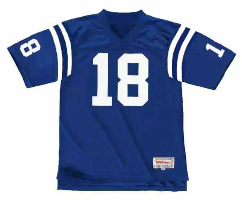 PEYTON MANNING Indianapolis Colts 1998 Throwback Home NFL Football Jersey