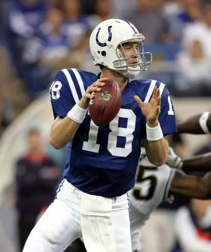 PEYTON MANNING Indianapolis Colts 1998 Throwback Home NFL Football Jersey 