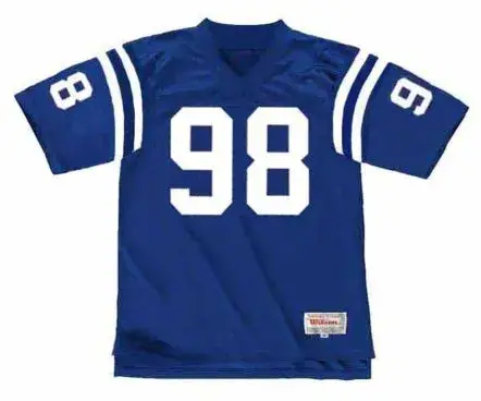 TONY SIRAGUSA Indianapolis Colts 1992 Throwback Home NFL Football Jersey