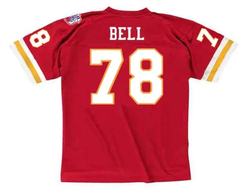 BOBBY BELL Kansas City Chiefs 1969 Throwback Home NFL Football Jersey 