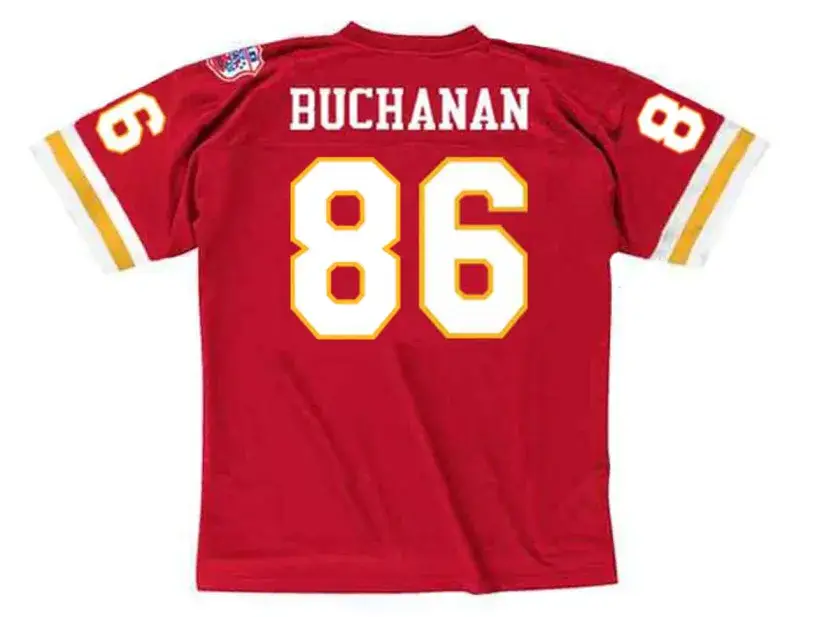 BUCK BUCHANAN Kansas City Chiefs 1969 Throwback Home NFL Football Jersey 