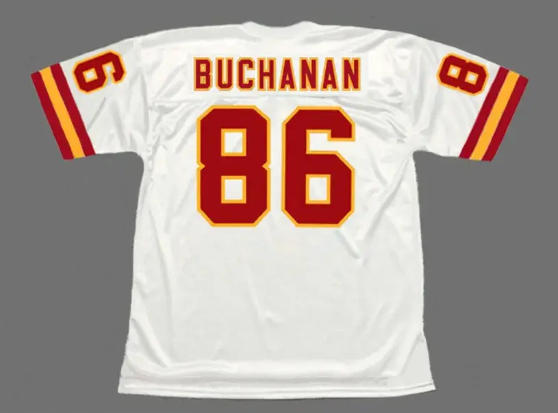 BUCK BUCHANAN Kansas City Chiefs 1973 Throwback NFL Football Jersey 