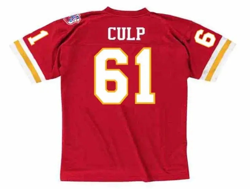 CURLEY CULP Kansas City Chiefs 1969 Throwback Home NFL Football Jersey 